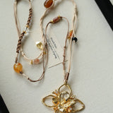 Branch Shadow Braided Necklace - floysun