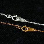 Brushed Barrel CZ Pendant Adjustable Necklace - floysun