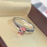 Brushed Eight - Point Star Cabochon Ring with Lab - Grown Sapphire - floysun