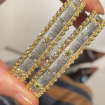 Brushed Palace - Style Sunflower Wide Cuff Bracelet - floysun