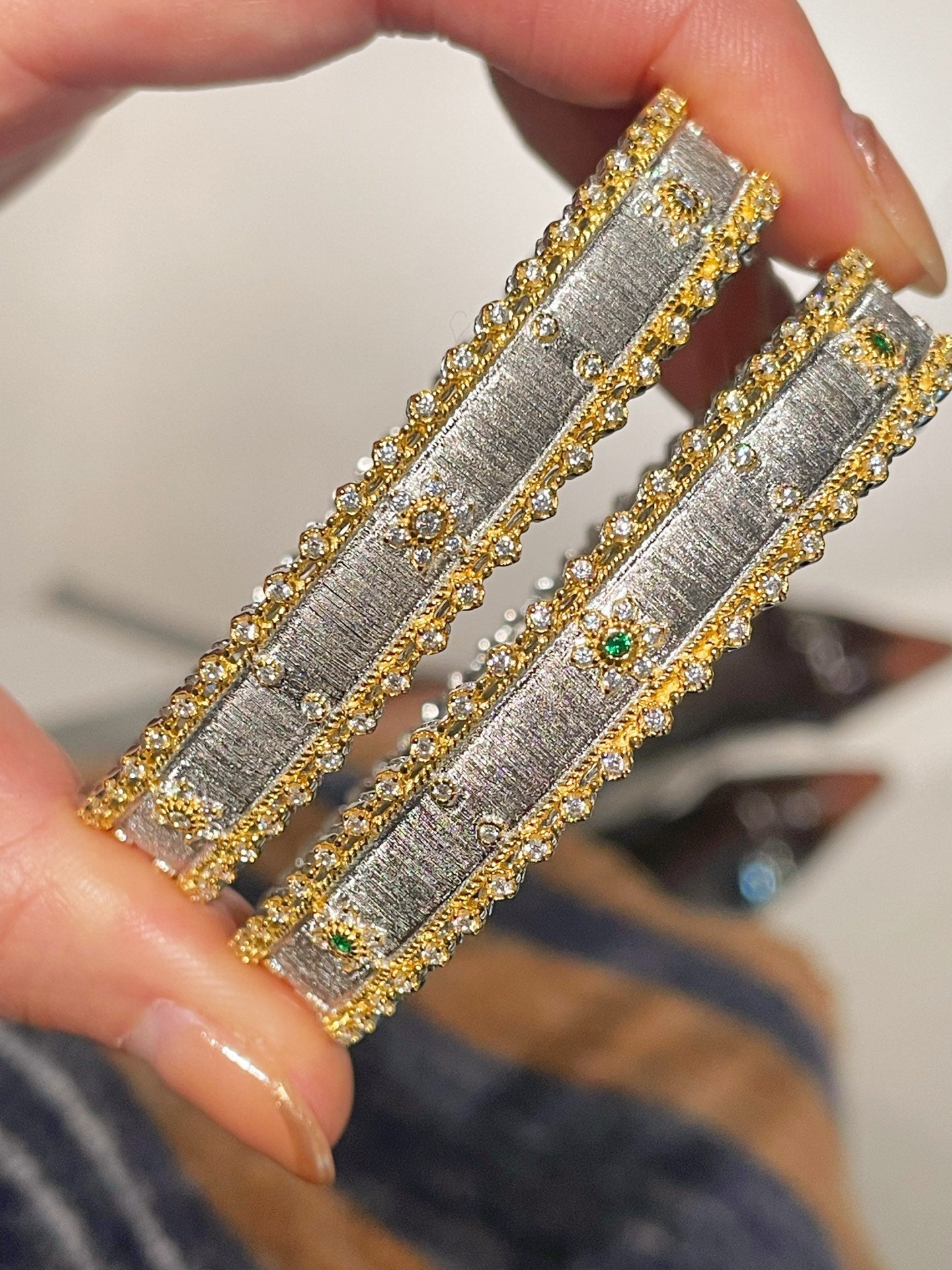 Brushed Palace - Style Sunflower Wide Cuff Bracelet - floysun