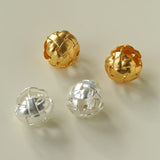 Brushed Woven Orb Earrings - floysun