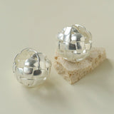 Brushed Woven Orb Earrings - floysun
