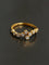 Bubble Curved Bezel Set CZ Band Ring - floysun