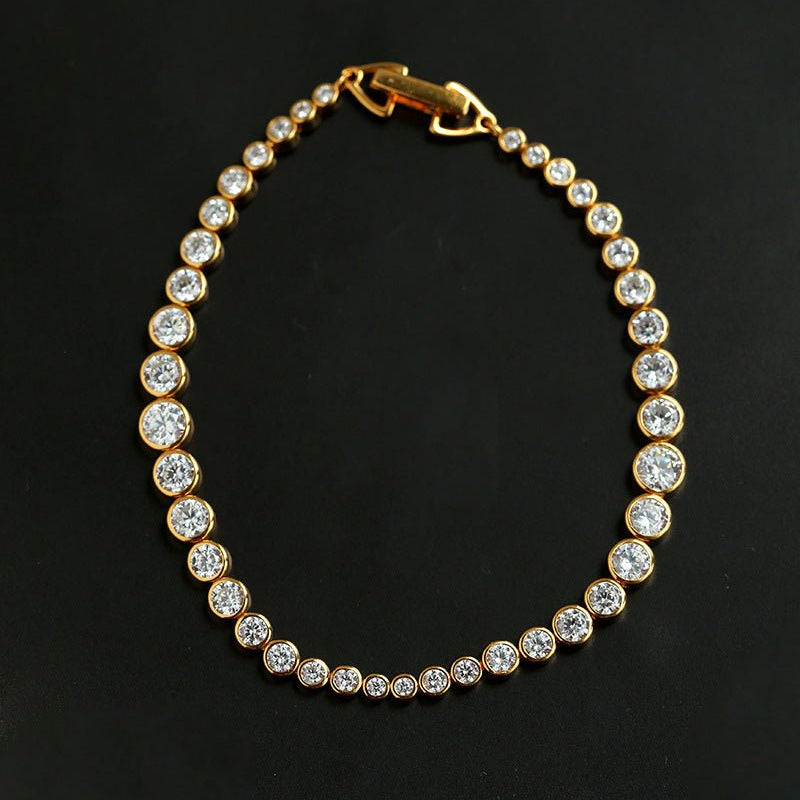 Bubble Gradient Round CZ Tennis Bracelet - floysun
