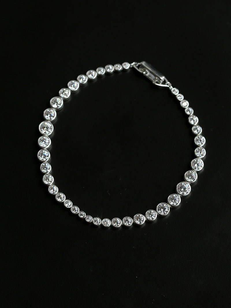Bubble Gradient Round CZ Tennis Bracelet - floysun