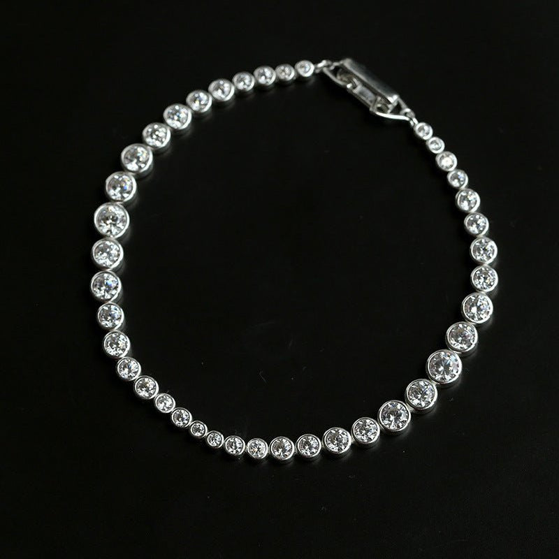 Bubble Gradient Round CZ Tennis Bracelet - floysun