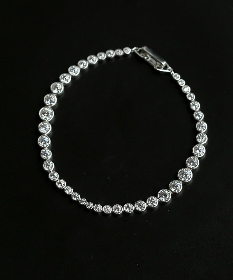 Bubble Gradient Round CZ Tennis Bracelet - floysun