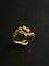 Bubble Gradient Twin Cluster CZ Ring - floysun