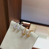 Bubble Graduated J-Curve Earrings - floysun