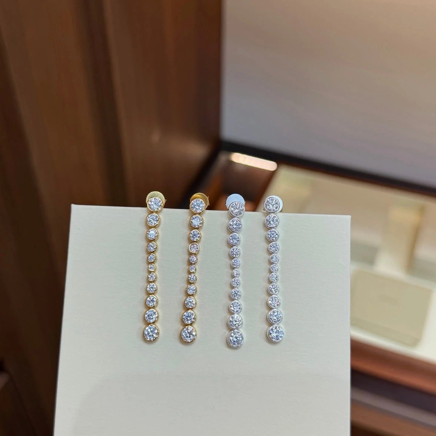 Bubble Graduated Long Drop Earrings - floysun