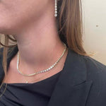 Bubble Graduated Tennis Necklace - floysun
