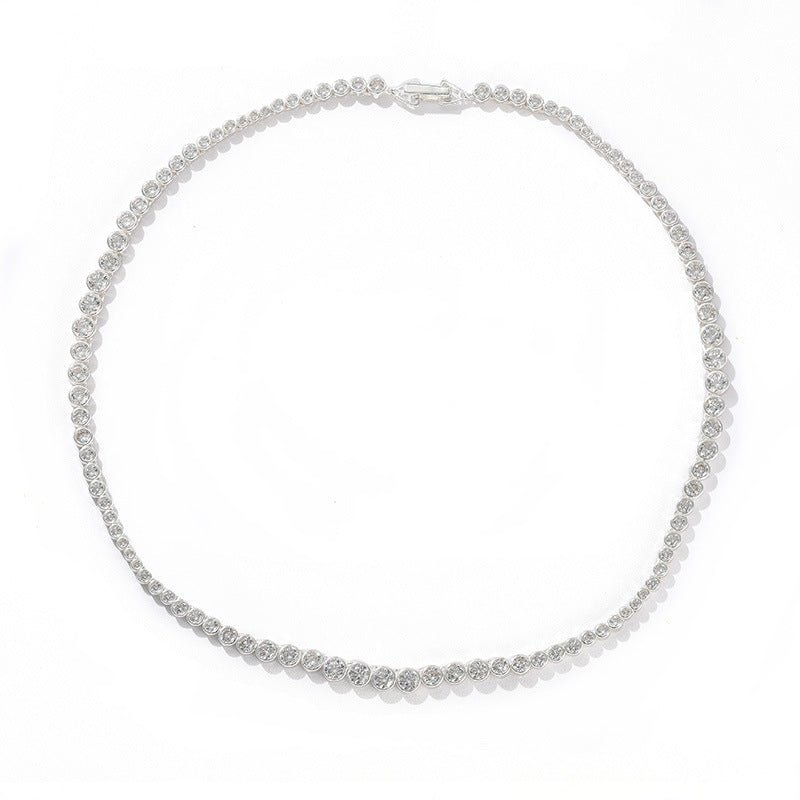 Bubble Graduated Tennis Necklace - floysun