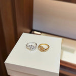 Bubble Graduated Twin Cluster Ring - floysun