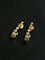 Bubble J-Shape Gradient CZ Stud Earrings - floysun