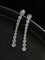 Bubble Long Gradient CZ Drop Stud Earrings - floysun