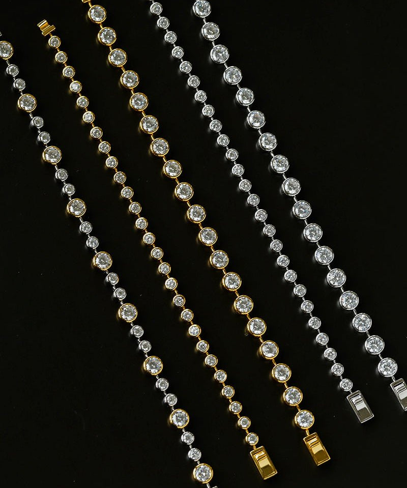 Bubble Pavé Zircon Bracelet - floysun