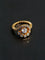 Bubble Spiral Halo CZ Statement Ring - floysun