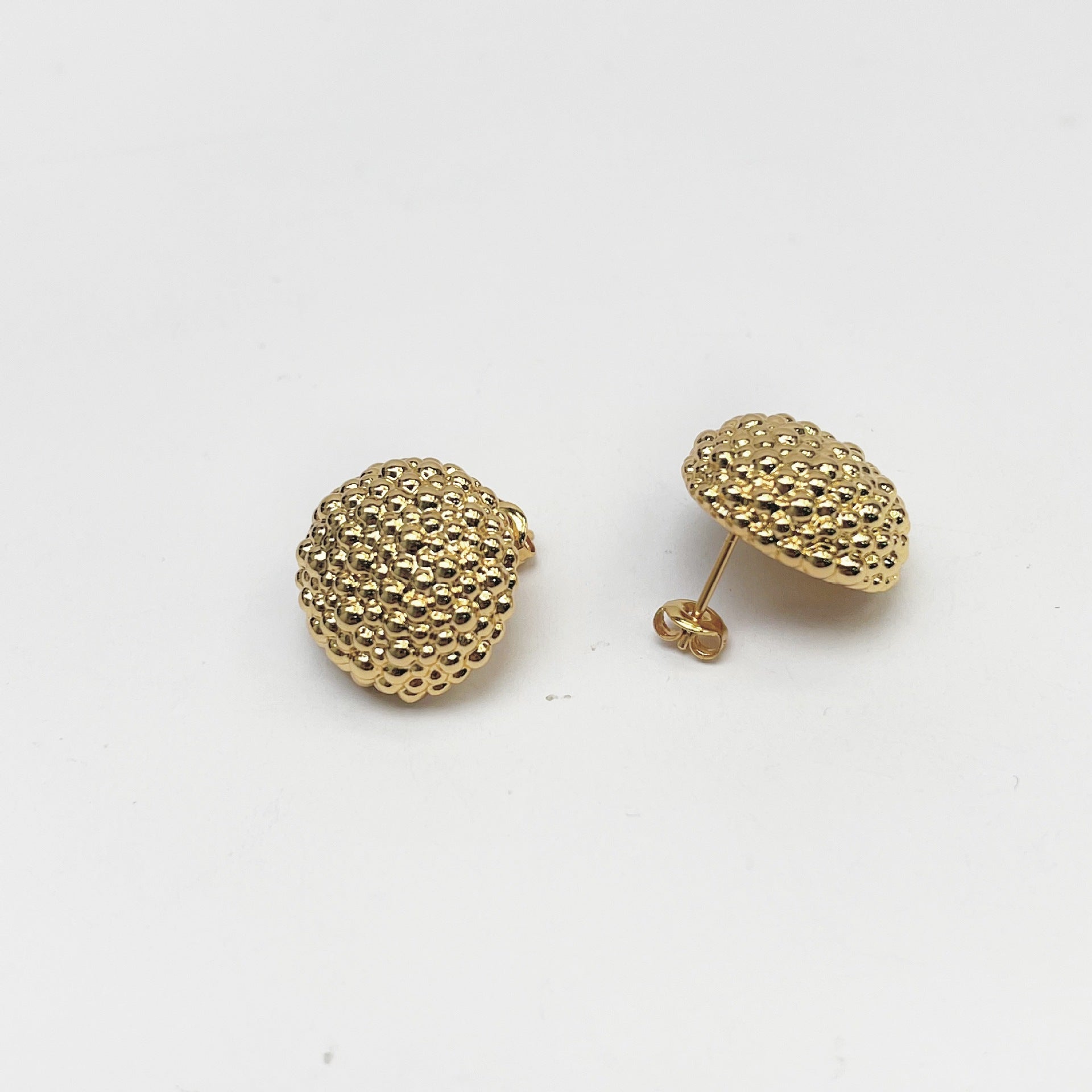 Bubble Texture Stud Earrings - floysun