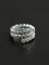 Bubble Triple Layer Spiral Bezel CZ Ring - floysun