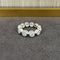 Bubble Zircon Band Ring | 925 Silver Stacking Ring - floysun