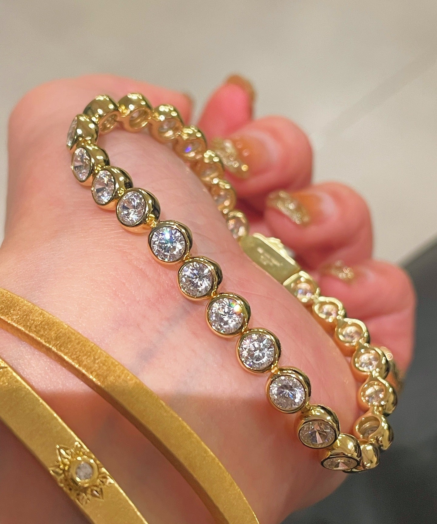 BubbleGlow Pavé Bubble Link Bracelet - floysun
