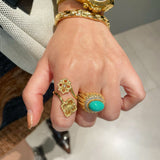 Bucellati - Inspired Double Blossom Open Ring - floysun