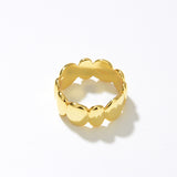 Anello in pizzo con nastro sterling