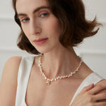 Camellia Pendant Pearl Necklace - floysun