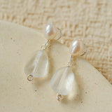 Candy Color Pearl & Glass Earrings - floysun