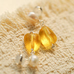 Candy Color Pearl & Glass Earrings - floysun