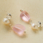 Candy Color Pearl & Glass Earrings - floysun