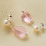 Candy Color Pearl & Glass Earrings - floysun