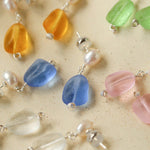 Candy Color Pearl & Glass Earrings - floysun