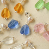Candy Color Pearl & Glass Earrings - floysun