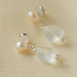 Candy Color Pearl & Glass Earrings - floysun