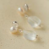 Candy Color Pearl & Glass Earrings - floysun