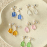 Candy Color Pearl & Glass Earrings - floysun
