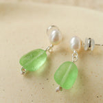 Candy Color Pearl & Glass Earrings - floysun