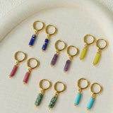 Candy Gemstone Drop Earrings - floysun