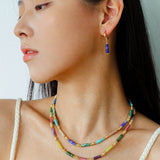 Candy Gemstone Drop Earrings - floysun