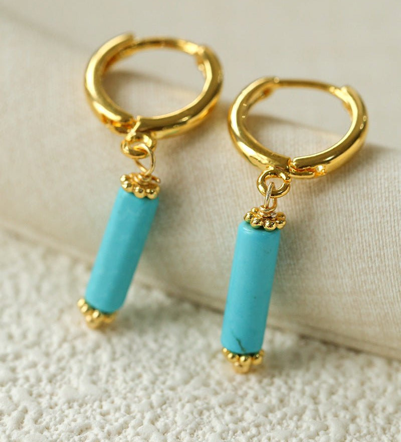 Candy Gemstone Drop Earrings - floysun