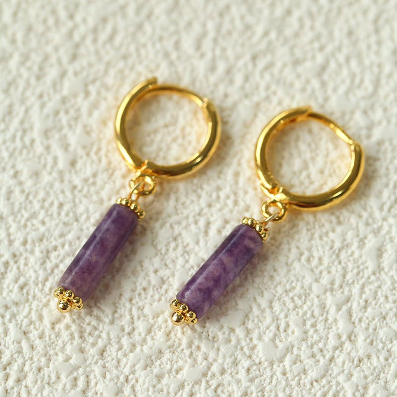 Candy Gemstone Drop Earrings - floysun