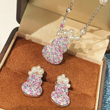 Candy Pearl Gourd Necklace – 925 Sterling Silver with Swarovski Pearls - floysun