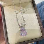 Candy Pearl Gourd Necklace – 925 Sterling Silver with Swarovski Pearls - floysun