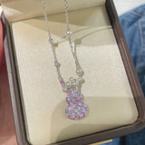Candy Pearl Gourd Necklace – 925 Sterling Silver with Swarovski Pearls - floysun