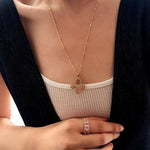 Candy Sorbet Elastic Ring | Natural Gemstone Double - Row Beaded Band - floysun