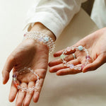 Celestia Radiance · Rainbow Multigem Clear Quartz Energy Bracelet - floysun