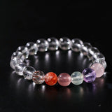 Celestia Radiance · Rainbow Multigem Clear Quartz Energy Bracelet - floysun