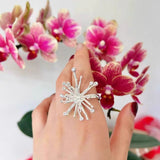 Celestial Firework Burst Open Ring - floysun